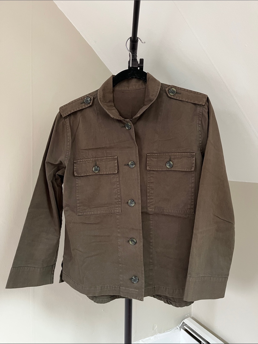 Velvet Military style Jacket
